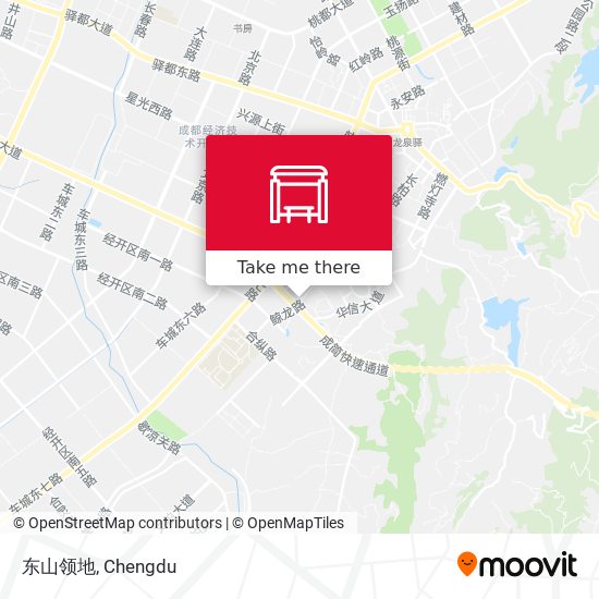 东山领地 map