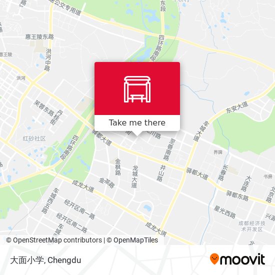 大面小学 map