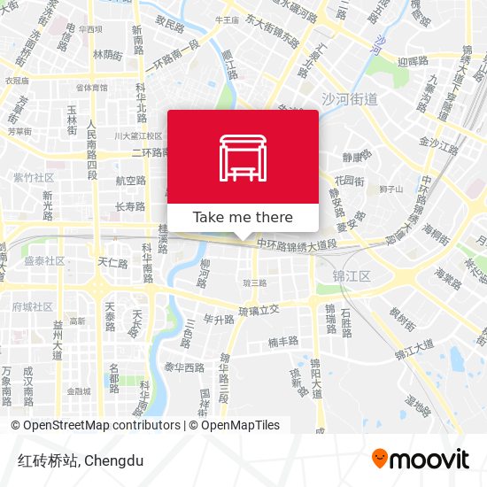 红砖桥站 map