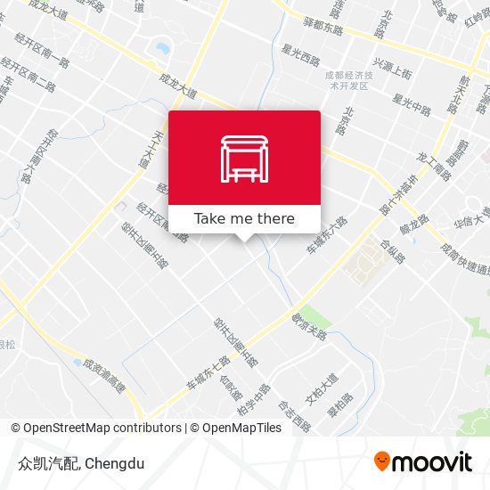 众凯汽配 map