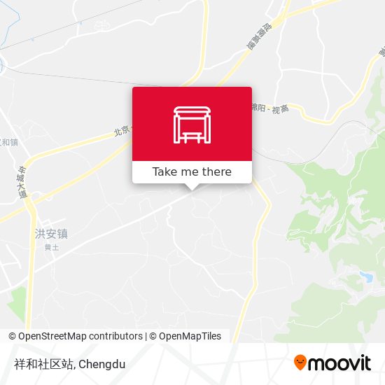 祥和社区站 map