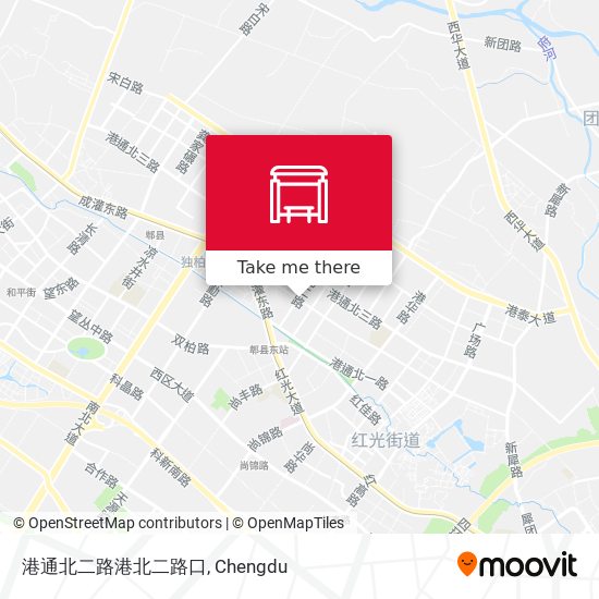 港通北二路港北二路口 map