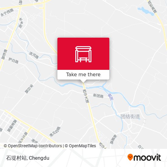 石堤村站 map
