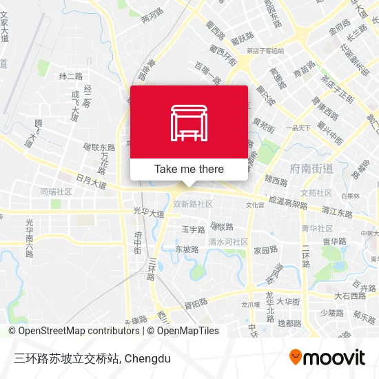 三环路苏坡立交桥站 map