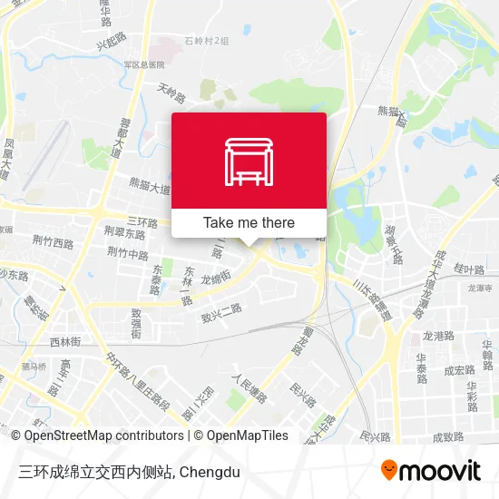 三环成绵立交西内侧站 map