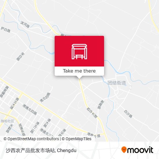 沙西农产品批发市场站 map