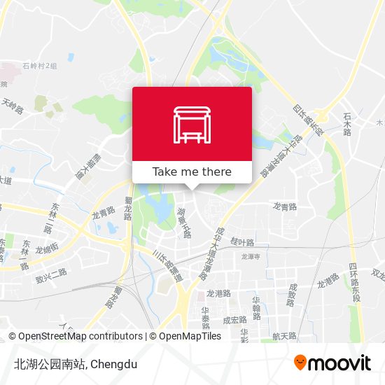 北湖公园南站 map