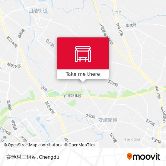 赛驰村三组站 map