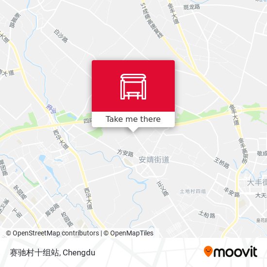 赛驰村十组站 map