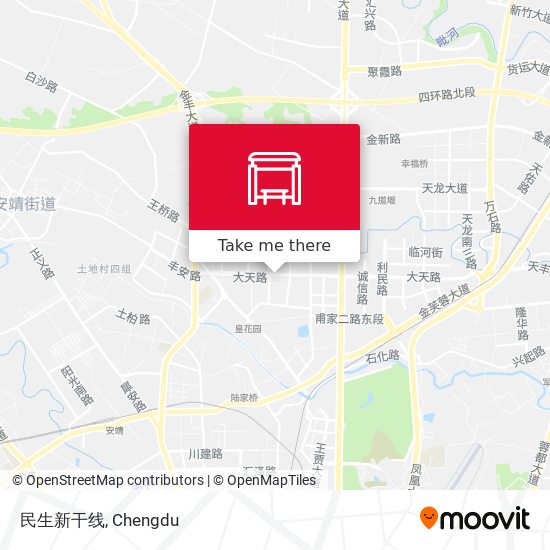 民生新干线 map