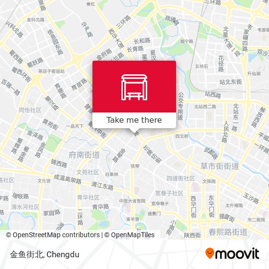 金鱼街北 map
