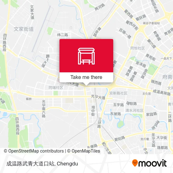 成温路武青大道口站 map