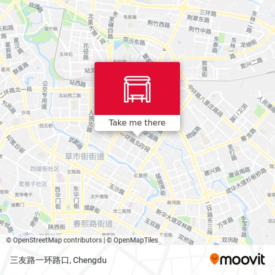 三友路一环路口 map