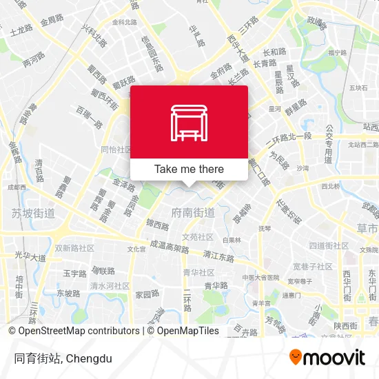 同育街站 map