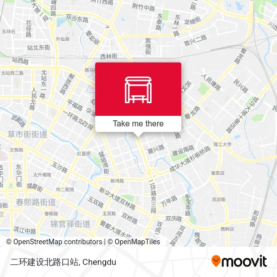 二环建设北路口站 map