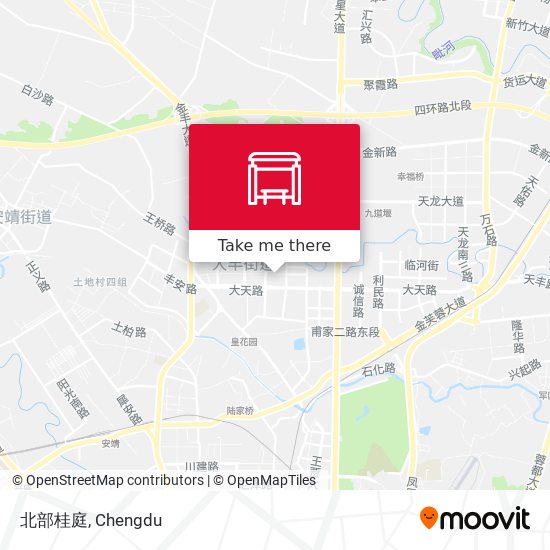 北部桂庭 map
