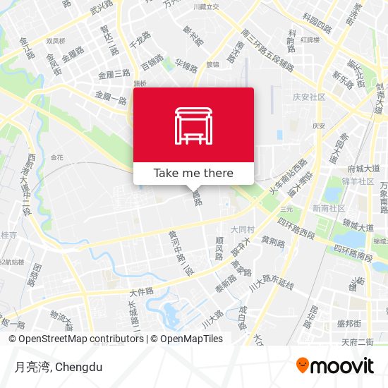 月亮湾 map
