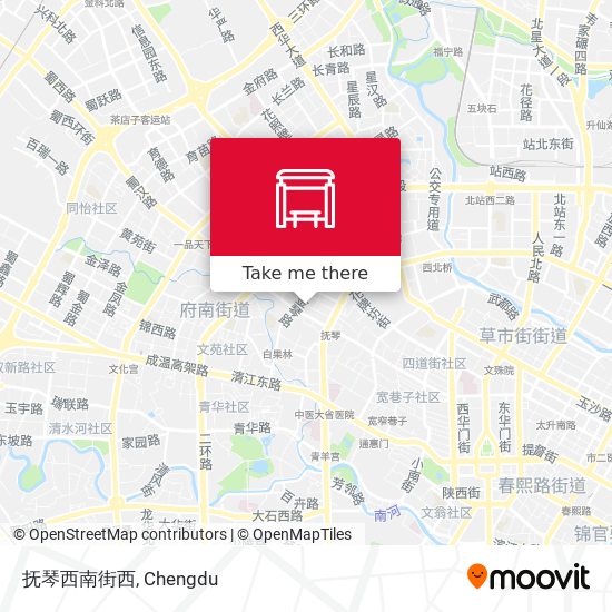 抚琴西南街西 map