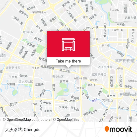 大庆路站 map