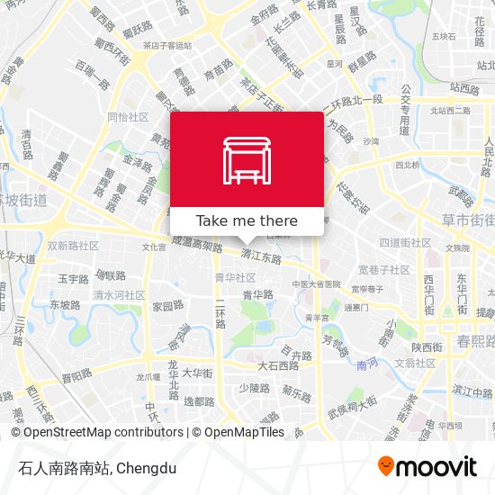石人南路南站 map