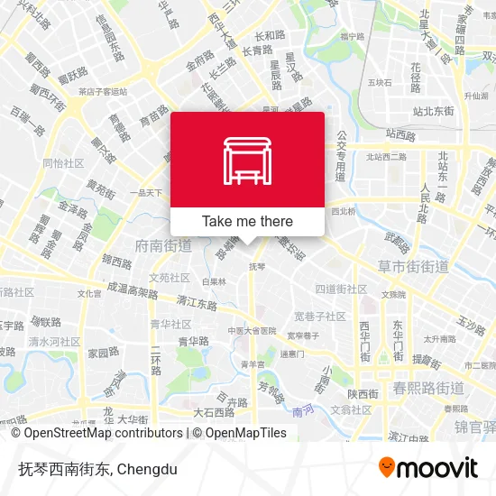 抚琴西南街东 map