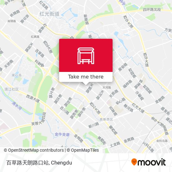 百草路天朗路口站 map