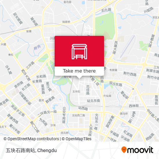 五块石路南站 map