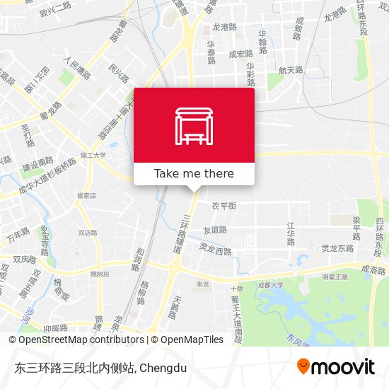 东三环路三段北内侧站 map