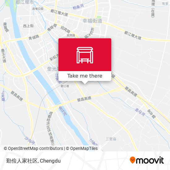 勤俭人家社区 map