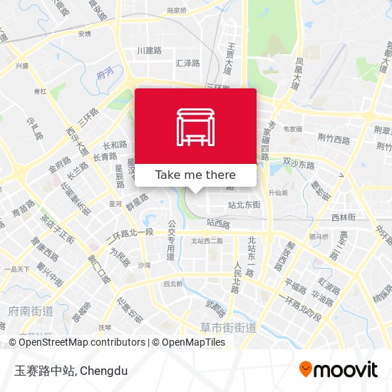 玉赛路中站 map