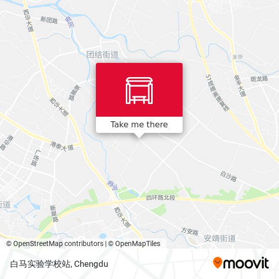 白马实验学校站 map