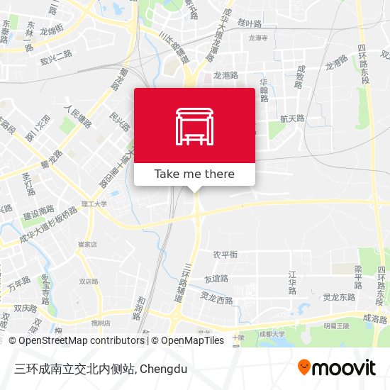 三环成南立交北内侧站 map