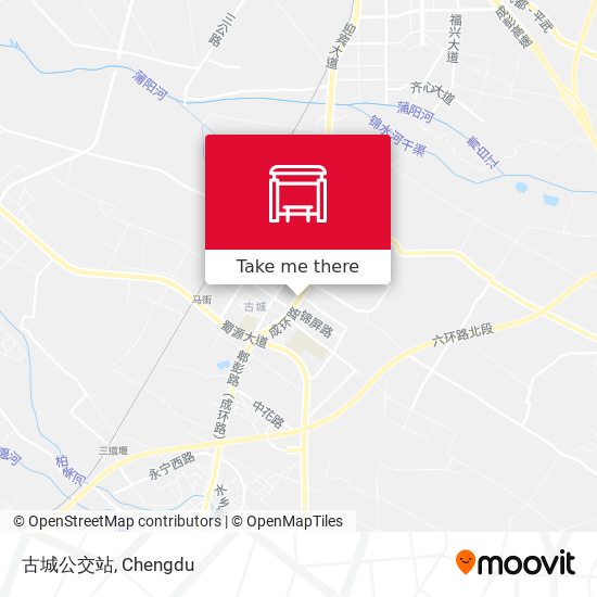 古城公交站 map