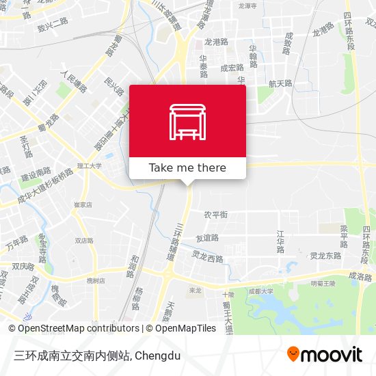 三环成南立交南内侧站 map