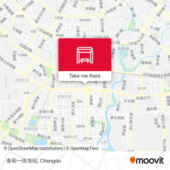 泰和一街东站 map