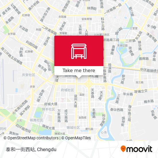 泰和一街西站 map