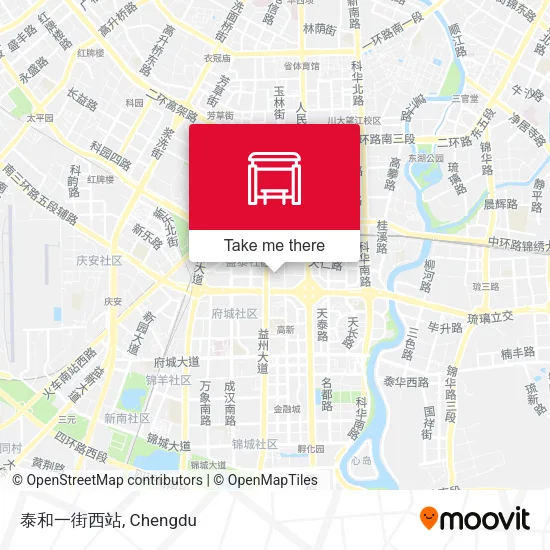 泰和一街西站 map