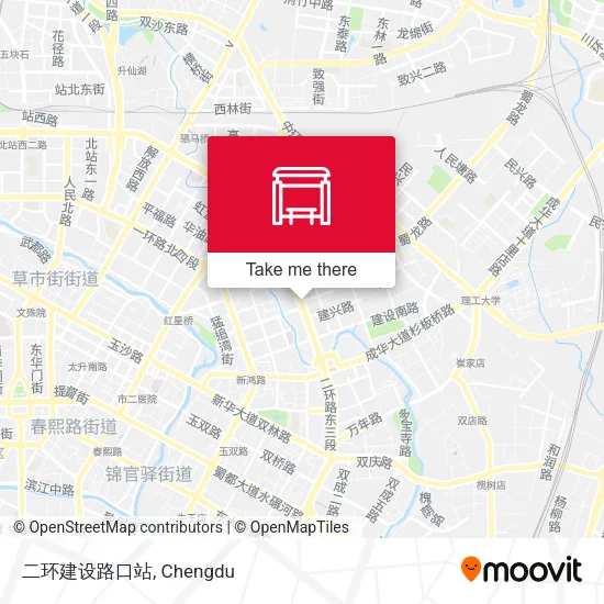 二环建设路口站 map