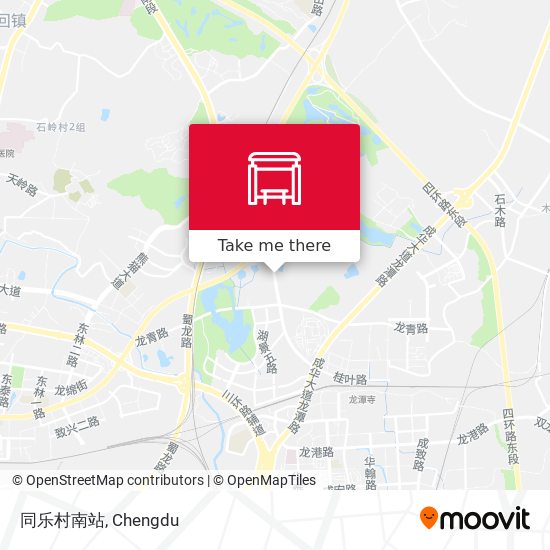 同乐村南站 map