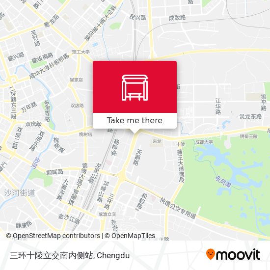 三环十陵立交南内侧站 map