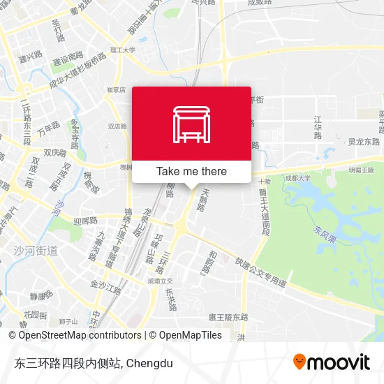 东三环路四段内侧站 map