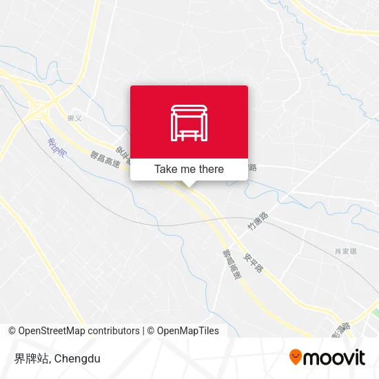 界牌站 map