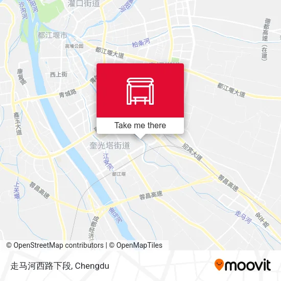 走马河西路下段 map