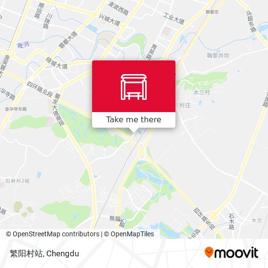 繁阳村站 map