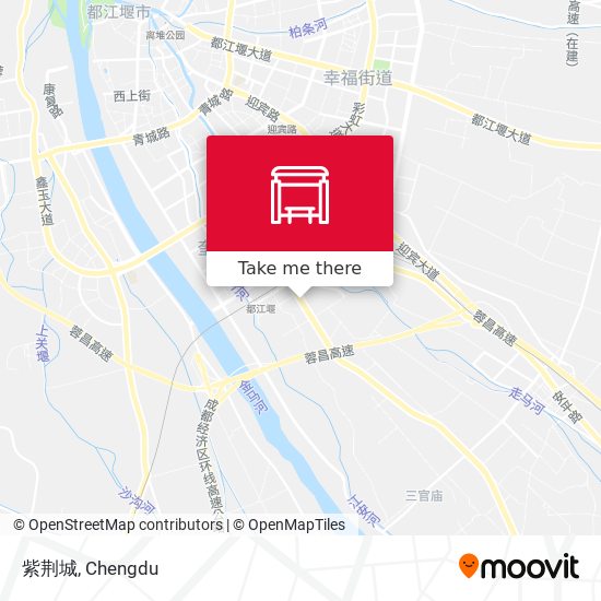 紫荆城 map