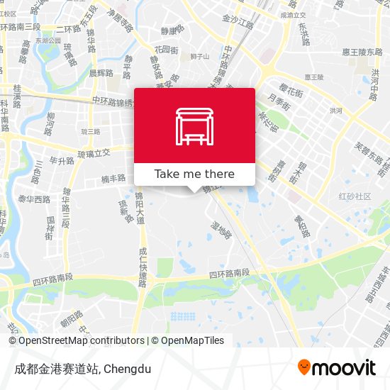 成都金港赛道站 map