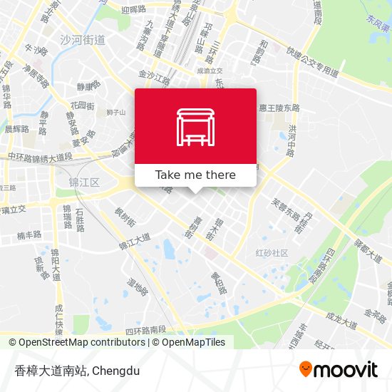香樟大道南站 map