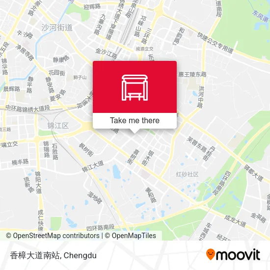 香樟大道南站 map