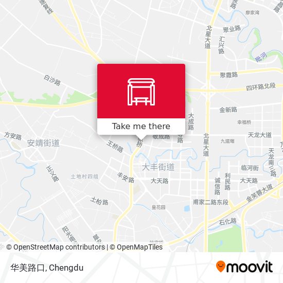 华美路口 map