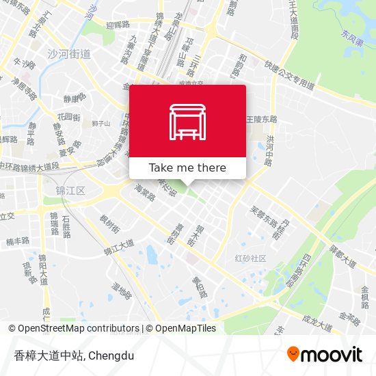 香樟大道中站 map